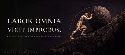 Labor Omnia Vicit Improbus — The Burden Desk Mat
