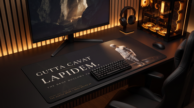 Gutta Cavat Lapidem — The Persistence Desk Mat