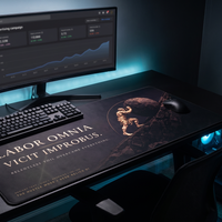 Labor Omnia Vicit Improbus — The Burden Desk Mat
