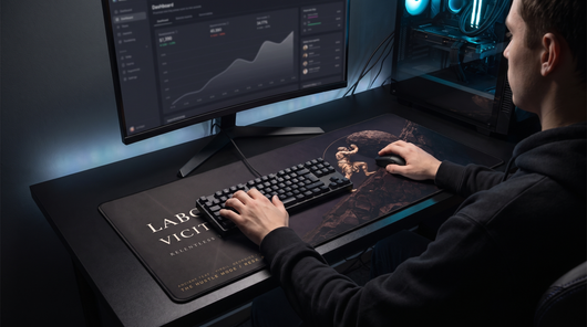 Labor Omnia Vicit Improbus — The Burden Desk Mat