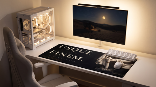 Usque Ad Finem — The Endurance Desk Mat