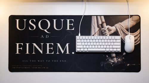 Usque Ad Finem — The Endurance Desk Mat